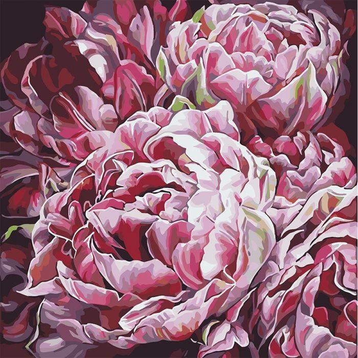 Картина по номерам Идейка Буйство цветов 2 40х40 см