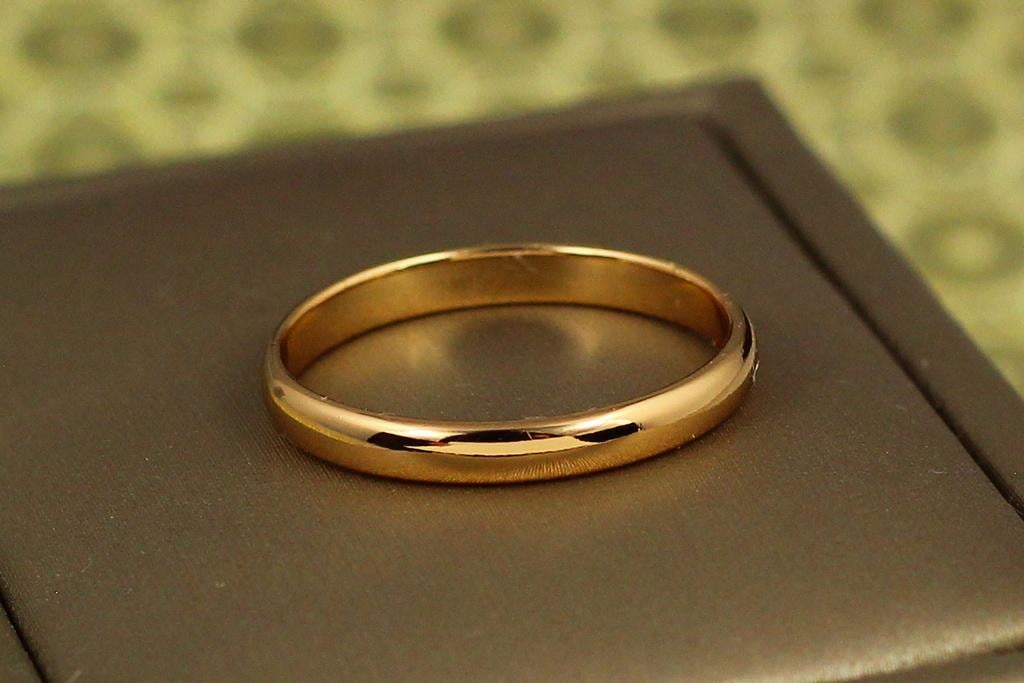 Обручальное кольцо Xuping Jewelry классика 3 мм р. 19 Золотистый (2563181530)