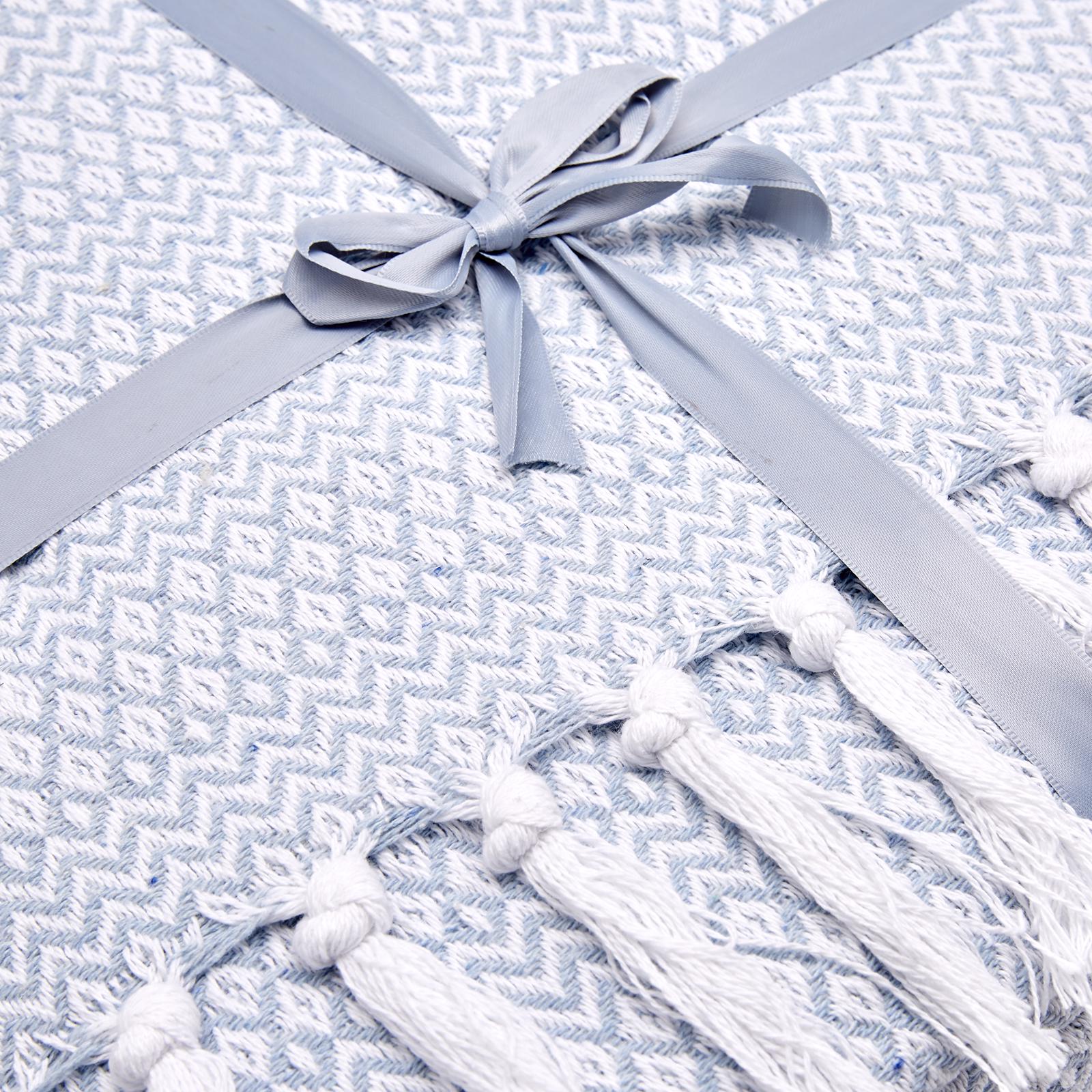 Покривало-піке Karaca Home Levi 200х230 см євро Світло-блакитний (13512860) - фото 3 Покривало-піке Karaca Home Levi 200х230 см євро Світло-блакитний (13512860) - фото 3