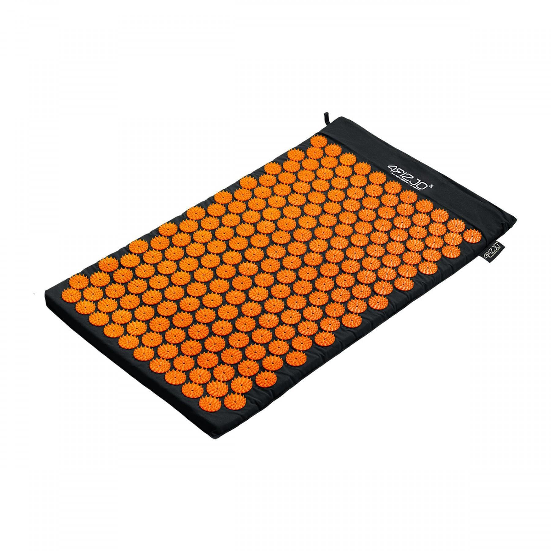 Коврик акупунктурный 4FIZJO Аппликатор Кузнецова 72x42 см Black/Orange (25831)