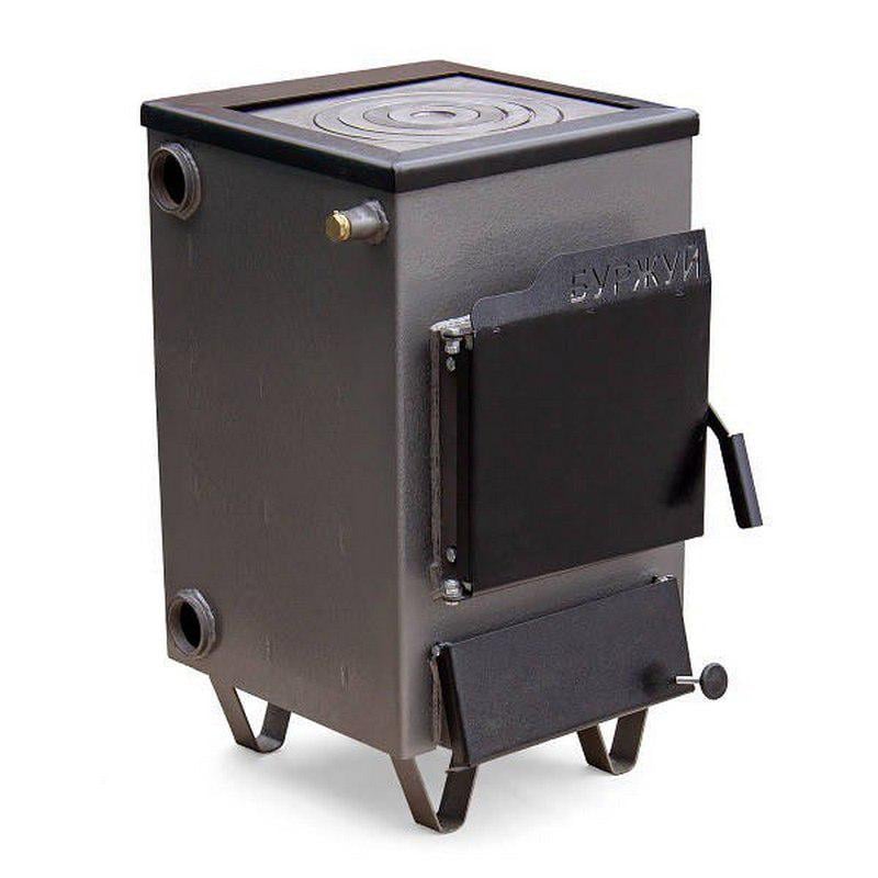 Твердотопливный котел Буржуй КП-12 12 кВт с варочной поверхностью (3171-112)