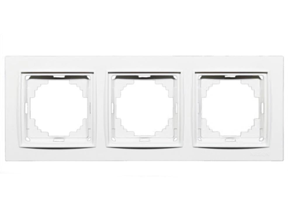 Рамка трехместная Nilson Thor Белый (00000004088)