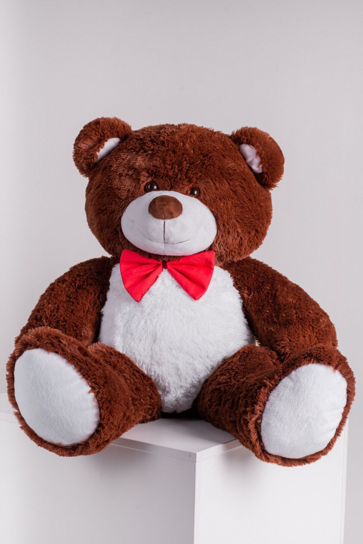 Мишка плюшевый Yarokuz Джон 110 см Шоколадный