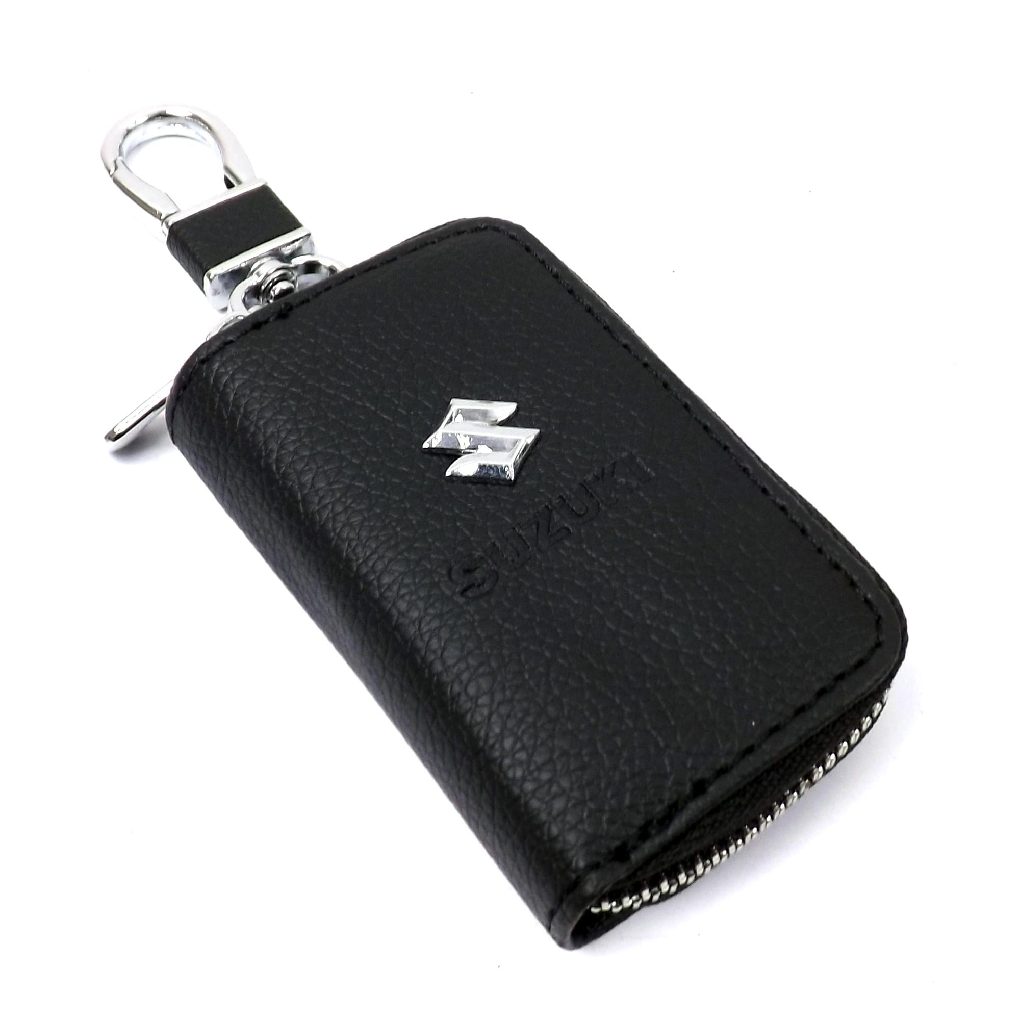 Чехол для ключей с карабином Suzuki кожа (651245)