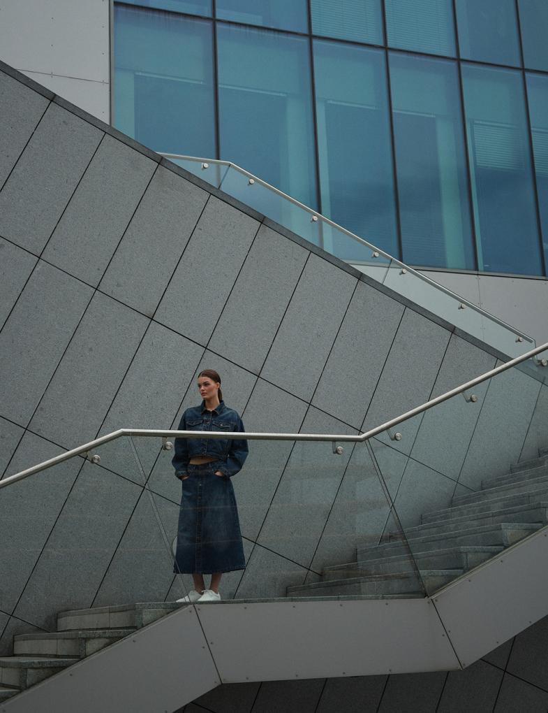 Юбка джинсовая женская Diverse MONALA M Темно-голубой (5905384039439) - фото 4 Юбка джинсовая женская Diverse MONALA M Темно-голубой (5905384039439) - фото 4