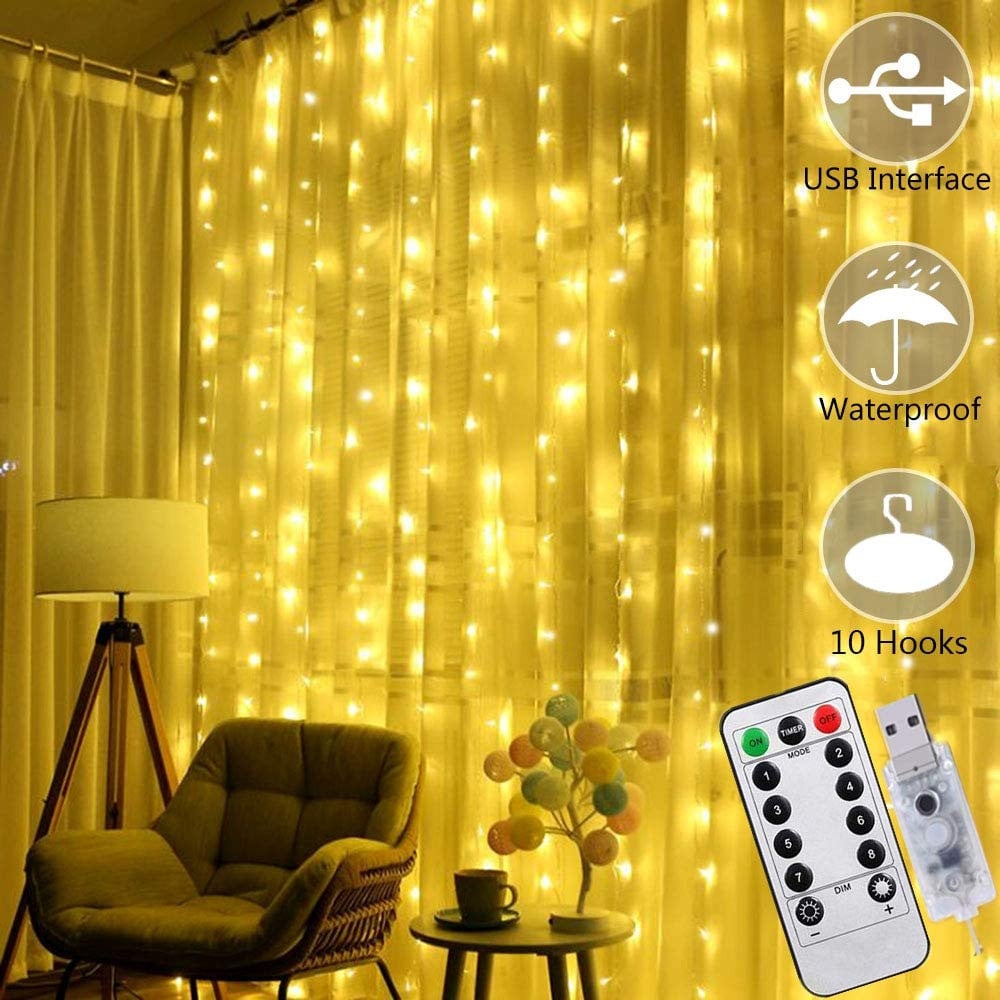 Гірлянда світлодіодна Ltl Роса 300 led 3x3 м штора Білий - фото 9 Гірлянда світлодіодна Ltl Роса 300 led 3x3 м штора Білий - фото 9