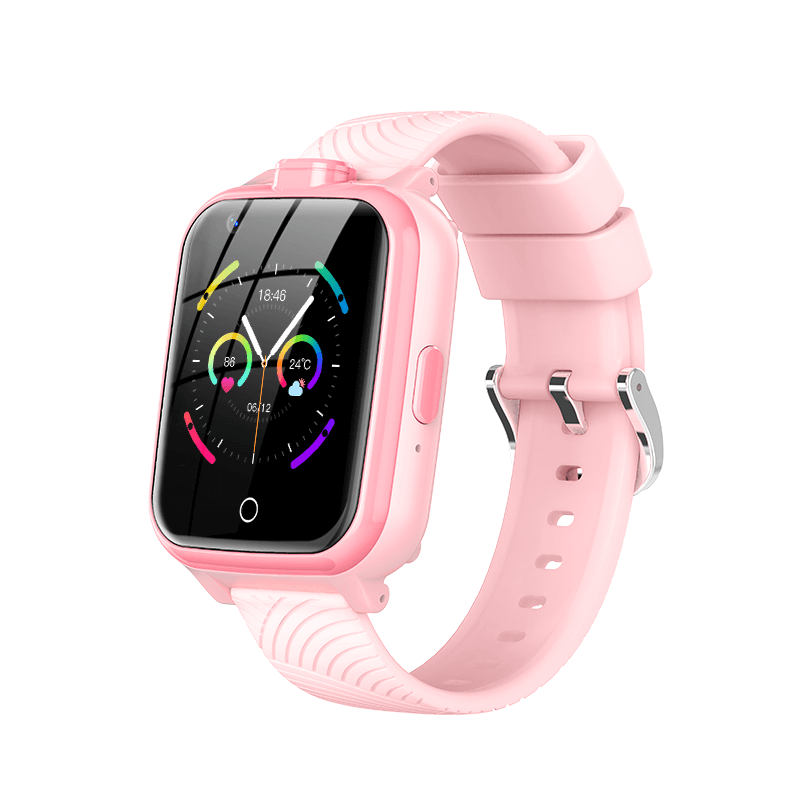 Детские смарт-часы T13 1.4", IP67, Dual Camera, 4G Video Call, LBS/GPS/WiFi pink