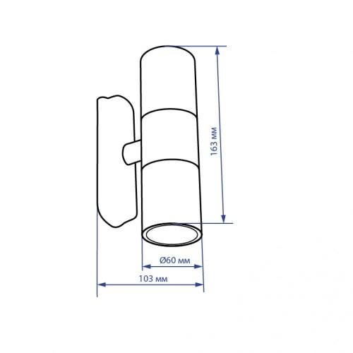 Світильник архітектурний Сірий (DH0704 сірий) - фото 4