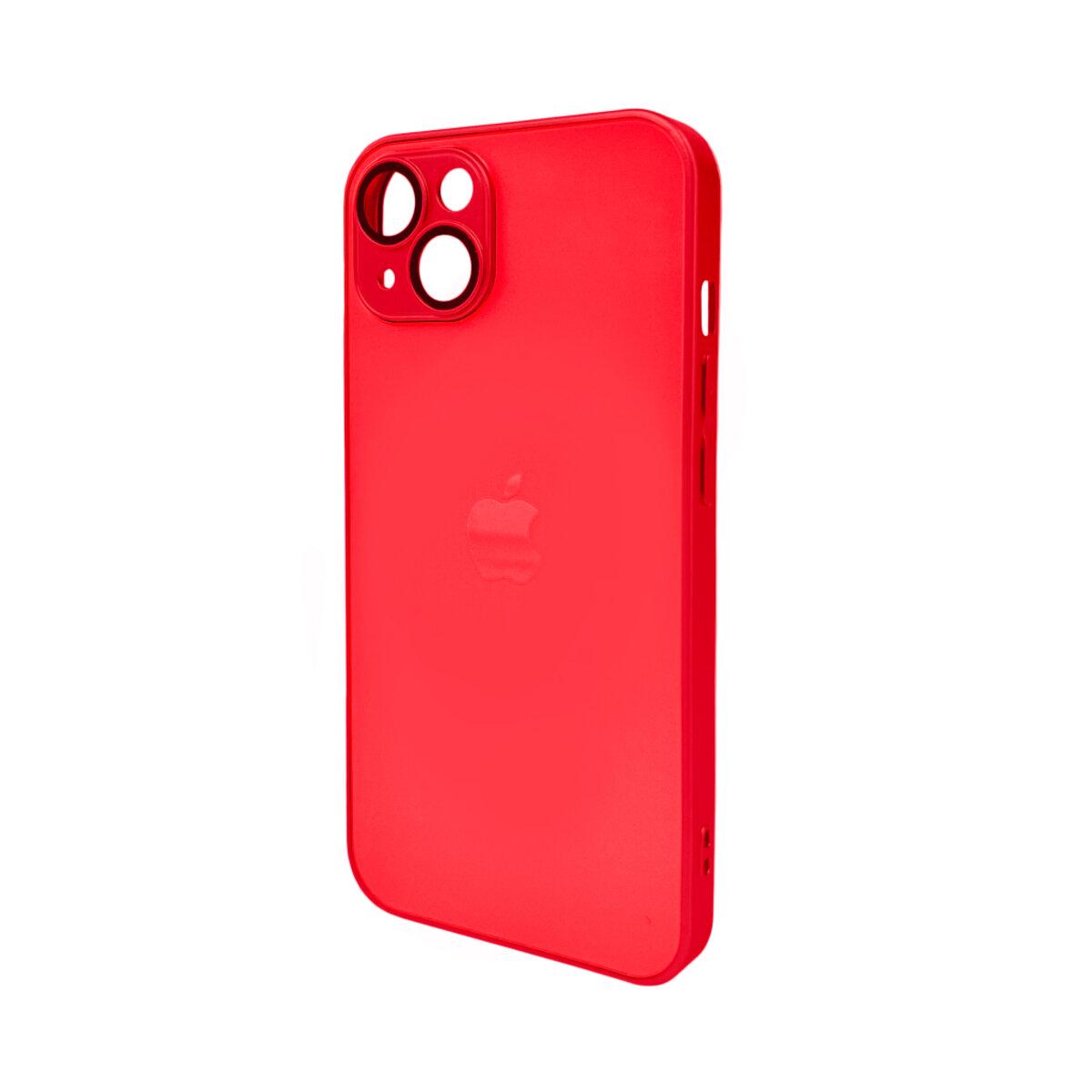Протиударний чохол для Apple iPhone 13 AG Glass Matt Frame Color / Coke Red