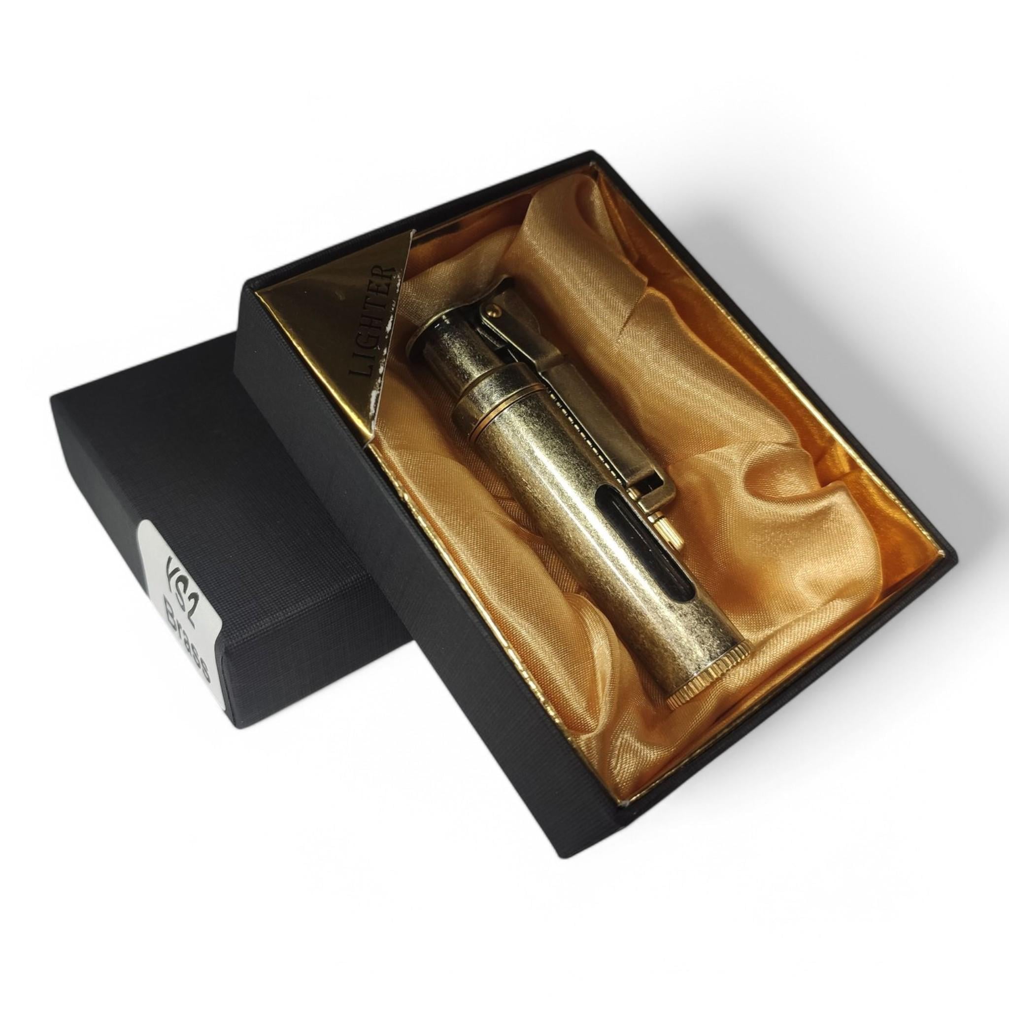 ᐉ Зажигалка бензиновая Lighter YS2 Vintage Narrow Brass в