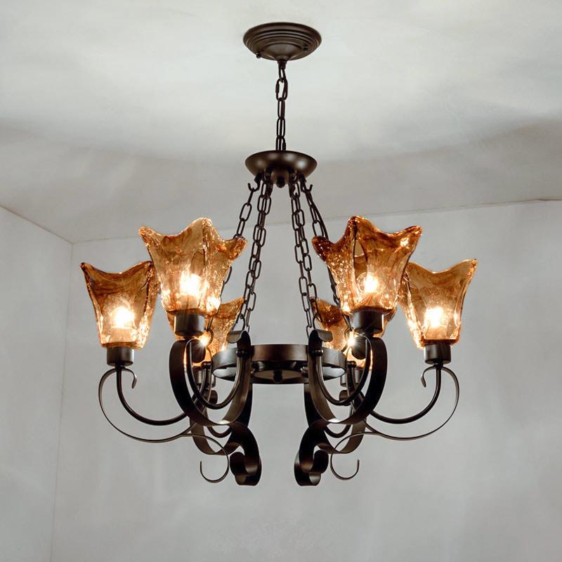 Люстра підвісна Light House ES-15622/6 Коричневий (9385)