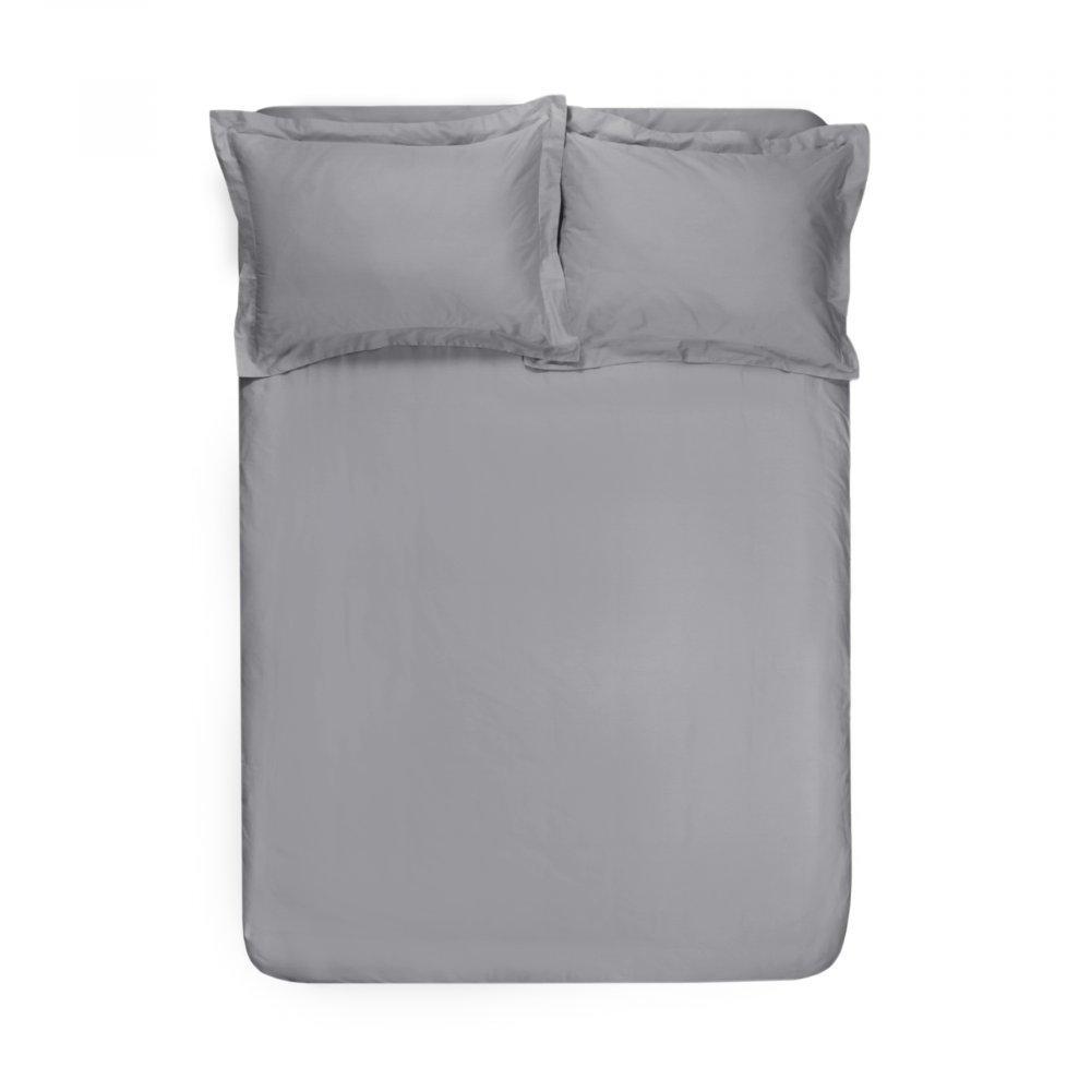 Простынь на резинке с наволочками premium Lotus Home Basic сатин 160х200+50х70 см (9414728)