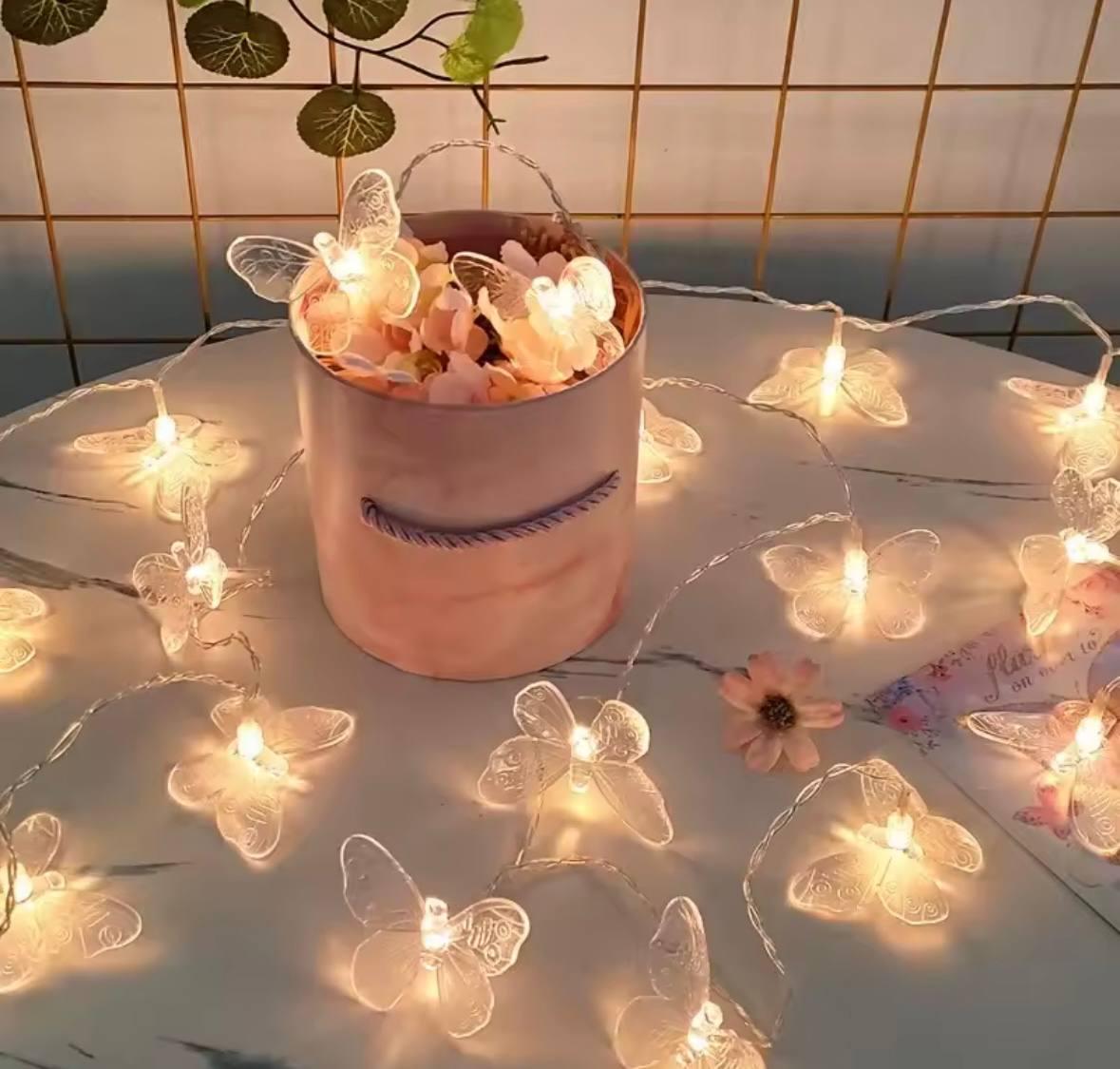 Гирлянда нитка Бабочки 4,3 м от USB Прозрачный (76778342) Гирлянда нитка Бабочки 4,3 м от USB Прозрачный (76778342)