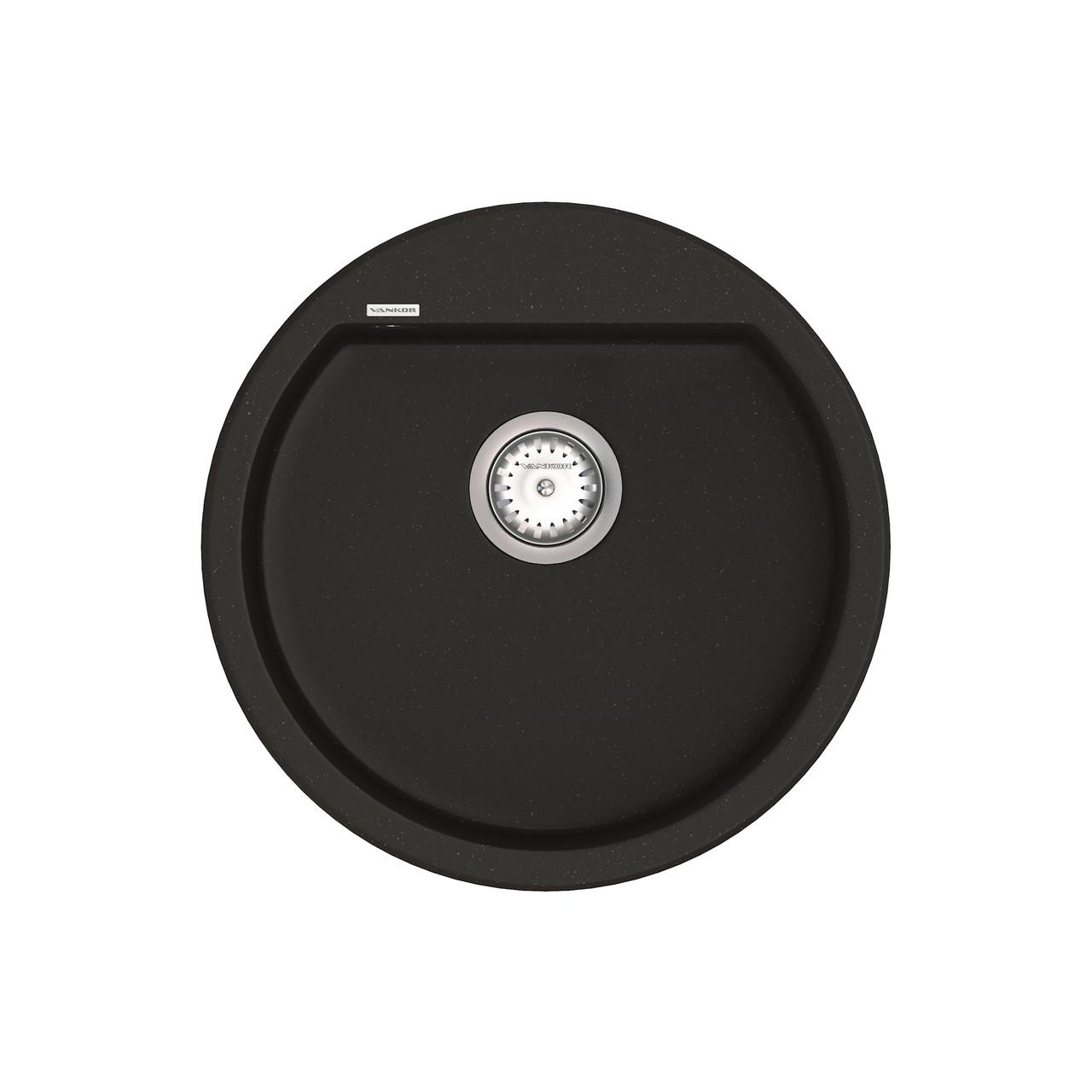 Кухонна мийка з сифоном Tera TMR 01.50 Black