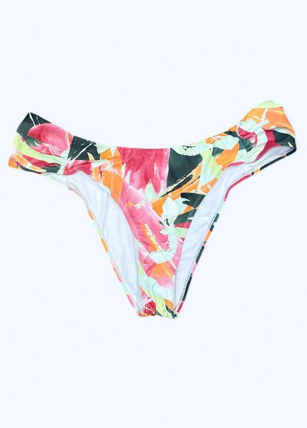 Купальні трусики PRIMARK 4159416 Квіти р. 48 Білий