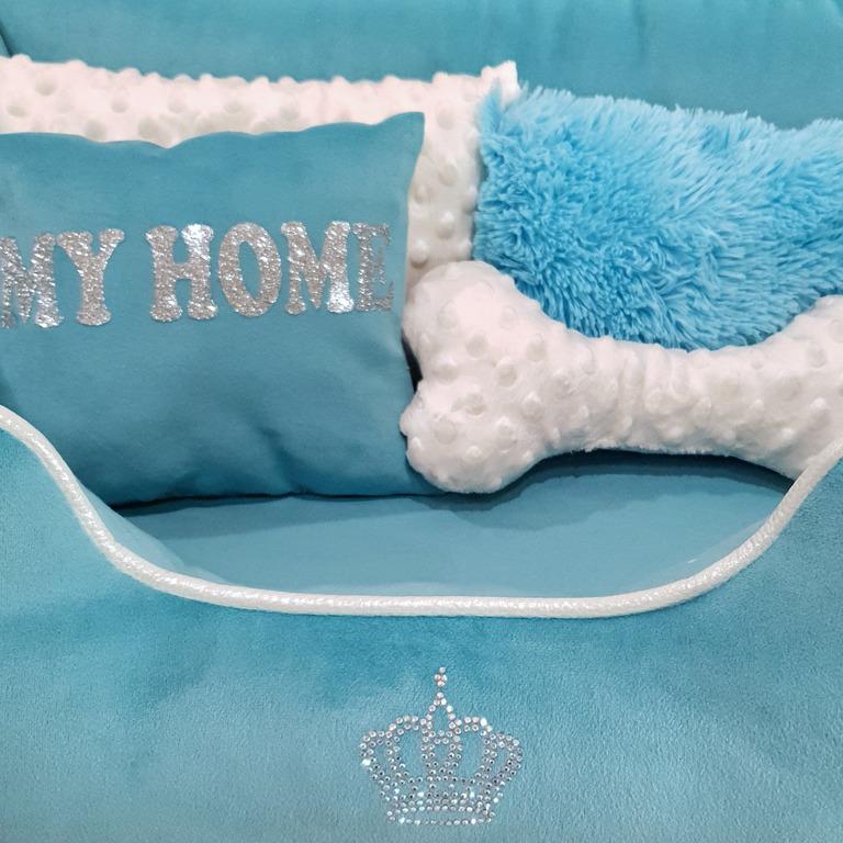 Лежанка для собак Amore mio Cane Брідж My Home до 8 кг 70х50х23 см (DB-0046) - фото 2 Лежанка для собак Amore mio Cane Брідж My Home до 8 кг 70х50х23 см (DB-0046) - фото 2