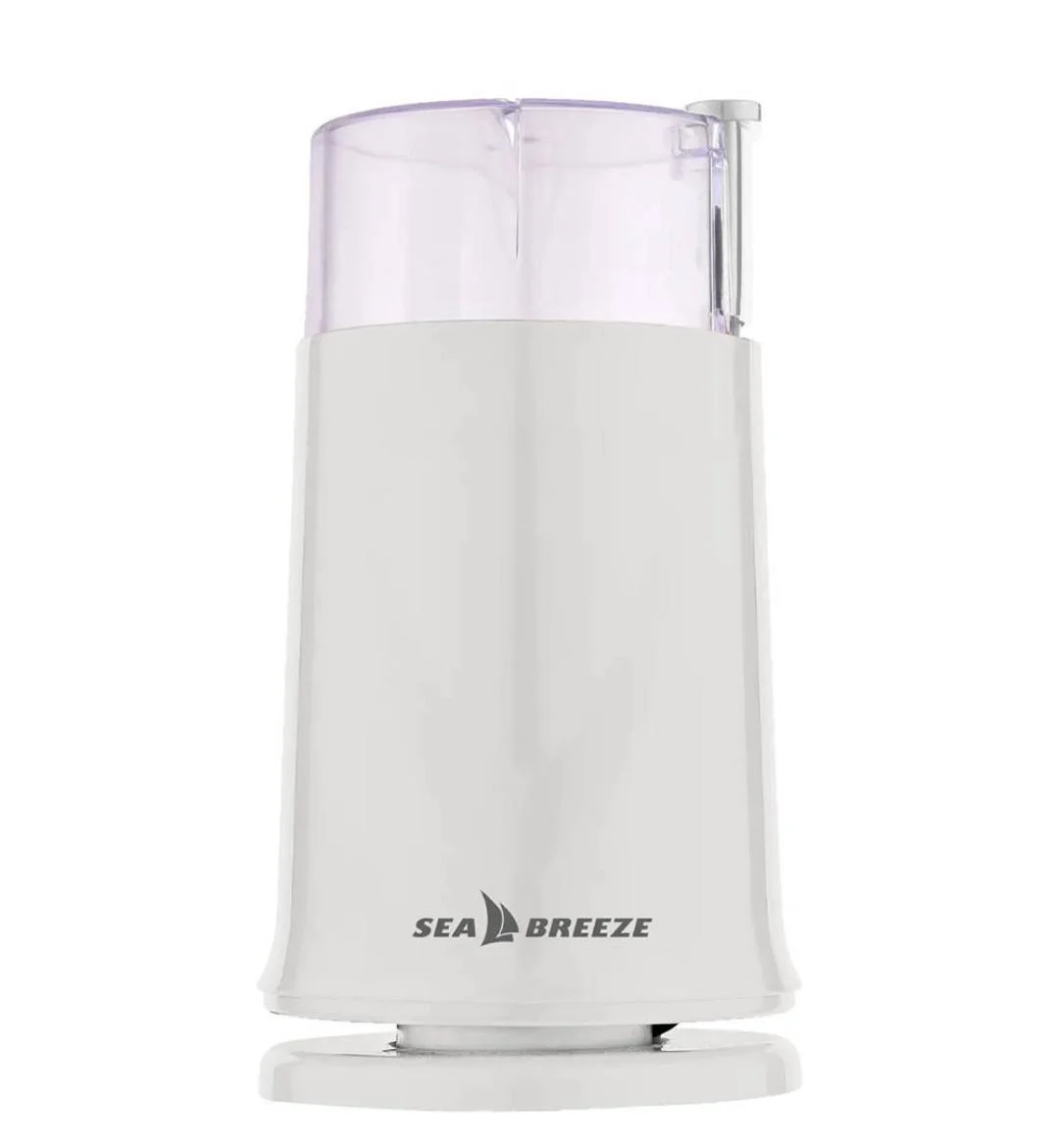 Кавомолка SeaBreeze SB-083 60 г нержавіюча сталь 200 Вт Білий (2850862105)