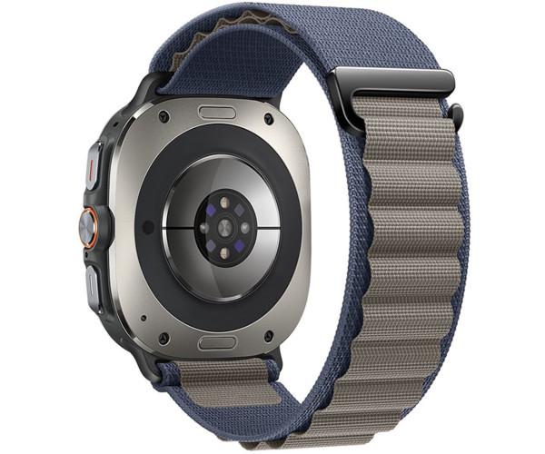 Ремінець Nylon Ocean для Samsung Galaxy Watch Ultra Синій (49714) Ремінець Nylon Ocean для Samsung Galaxy Watch Ultra Синій (49714)
