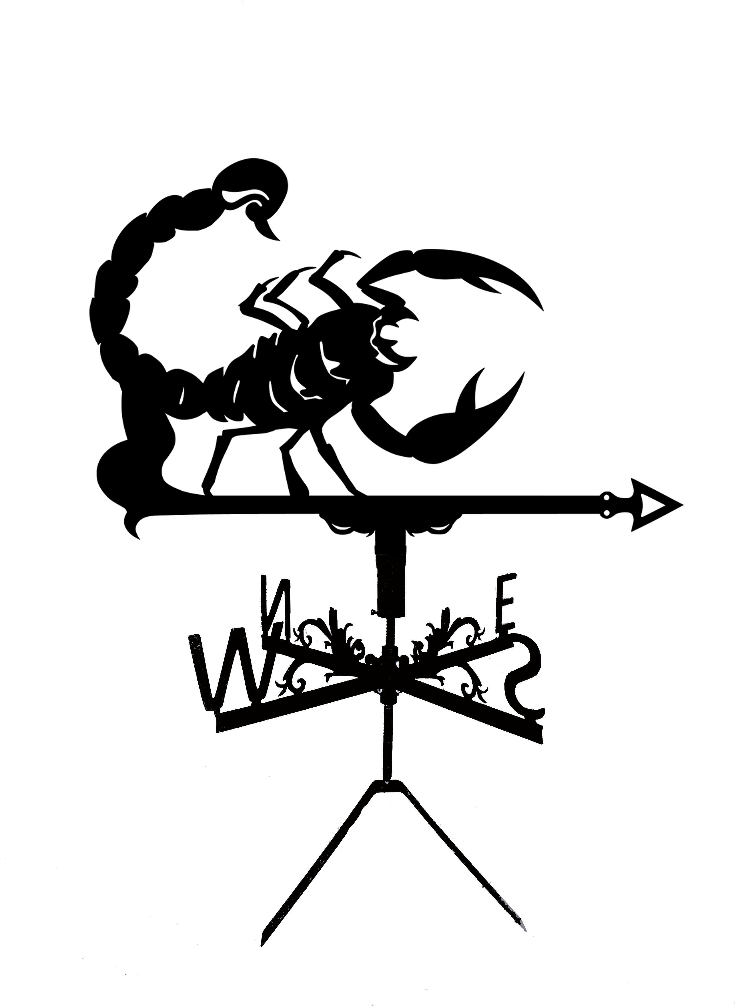 Флюгер на беседку/колодец Скорпион (27415082)