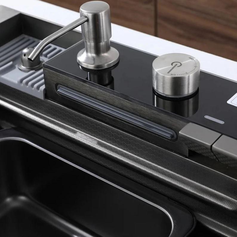 Мойка для кухни MIXXUS MH7546-SET-06.SUS304 Decor со встроенным смесителем (MX9577) - фото 3 Мойка для кухни MIXXUS MH7546-SET-06.SUS304 Decor со встроенным смесителем (MX9577) - фото 3