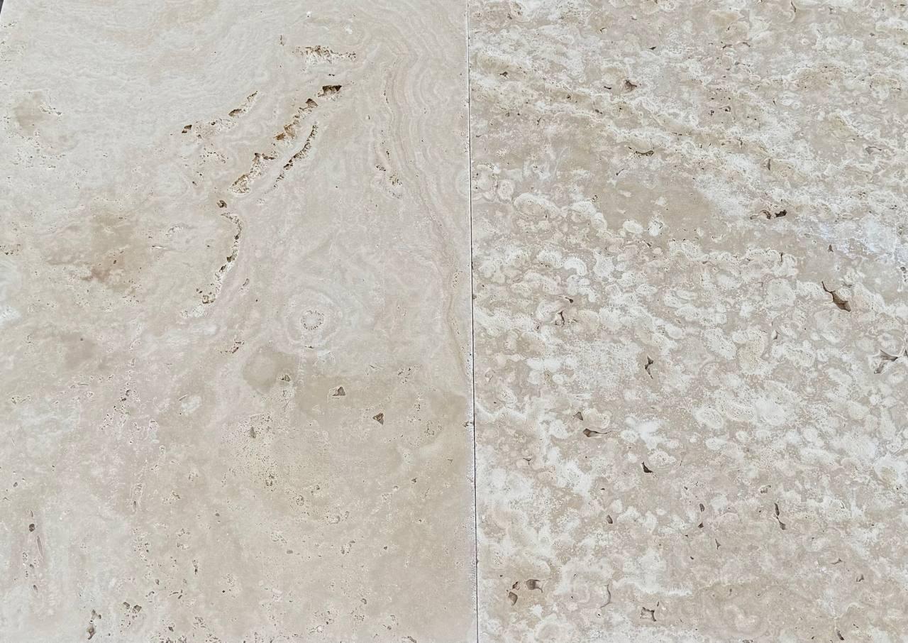 Плитка з травертину Light Кам'яний двір не заповнений 40х60х1,2 см (2216) - фото 8 Плитка з травертину Light Кам'яний двір не заповнений 40х60х1,2 см (2216) - фото 8