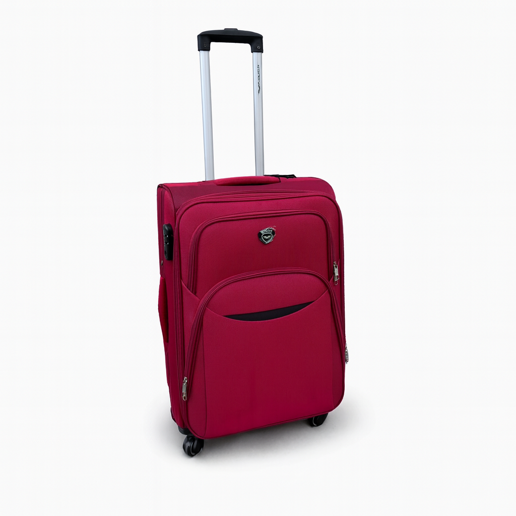 Валіза тканинна Wings 1708 на 4 колесах M Бордовий (30485144) - фото 1 Валіза тканинна Wings 1708 на 4 колесах M Бордовий (30485144) - фото 1