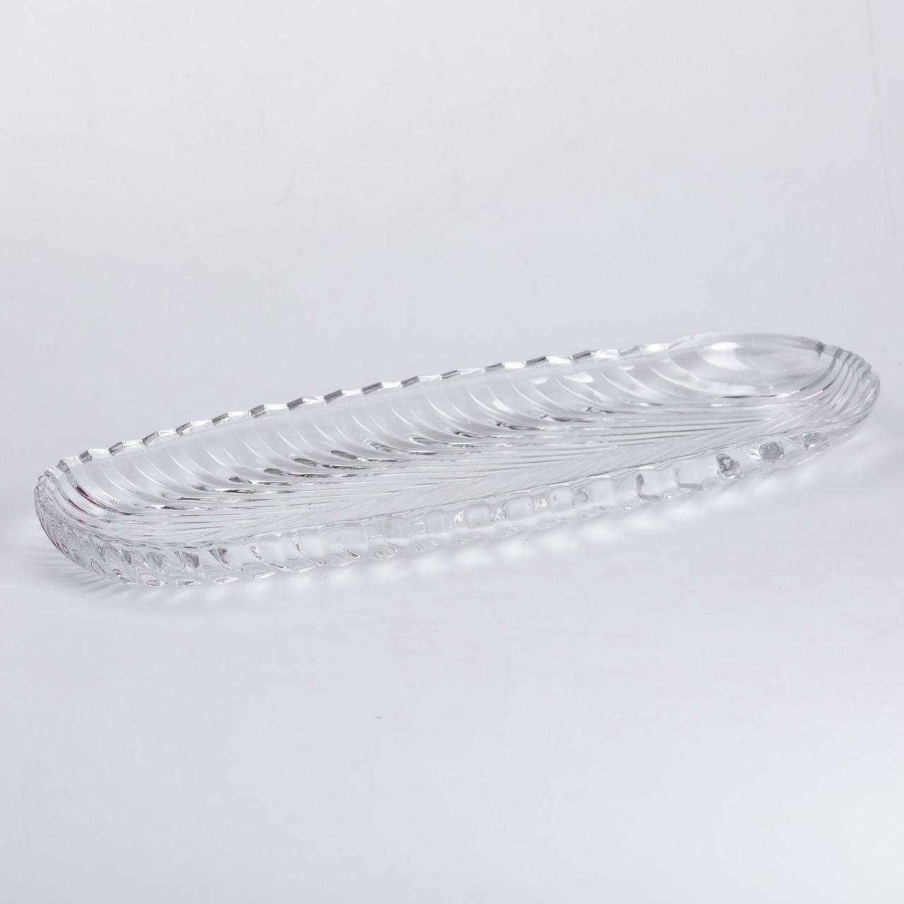 Блюдо для рыбы Lirmartur из толстого стекла 39х13,5х2,5 см (HP-YH-13) - фото 3 Блюдо для рыбы Lirmartur из толстого стекла 39х13,5х2,5 см (HP-YH-13) - фото 3