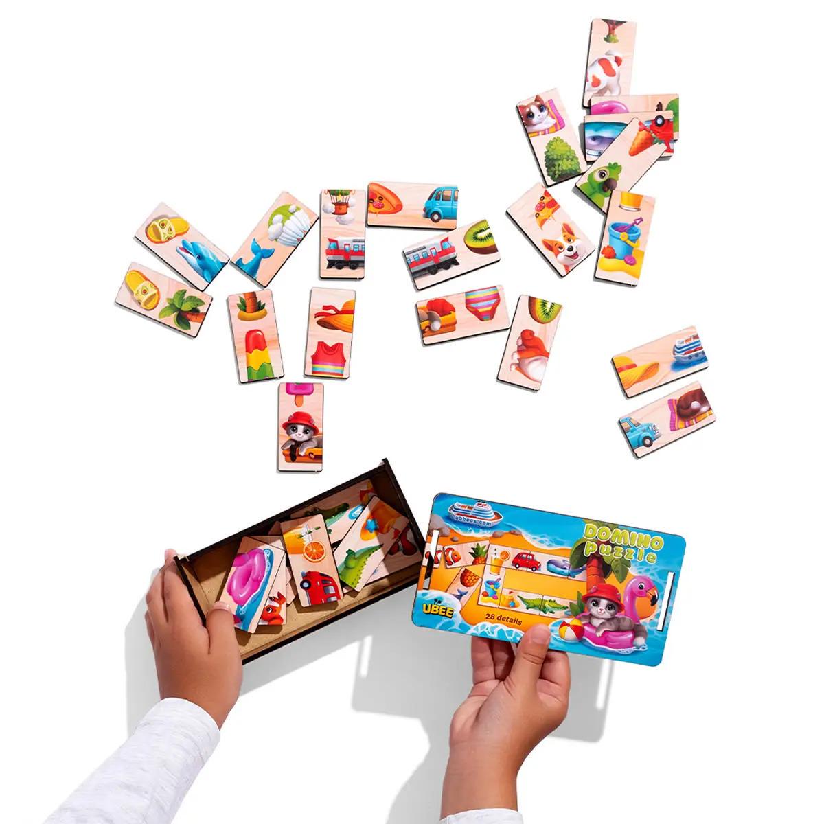 Настольная игра Ubumblebees Половинки Разноцветный (SR-113-N-965) - фото 4