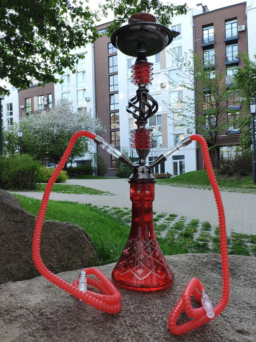 Кальян Hookah Farida 55 см на 2 персони Red