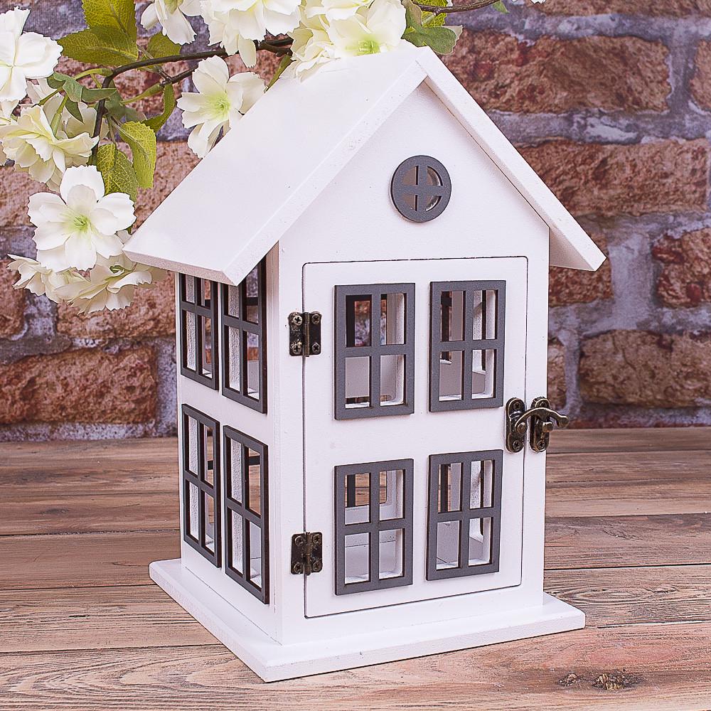 Подсвечник дом Белый (4744-2)