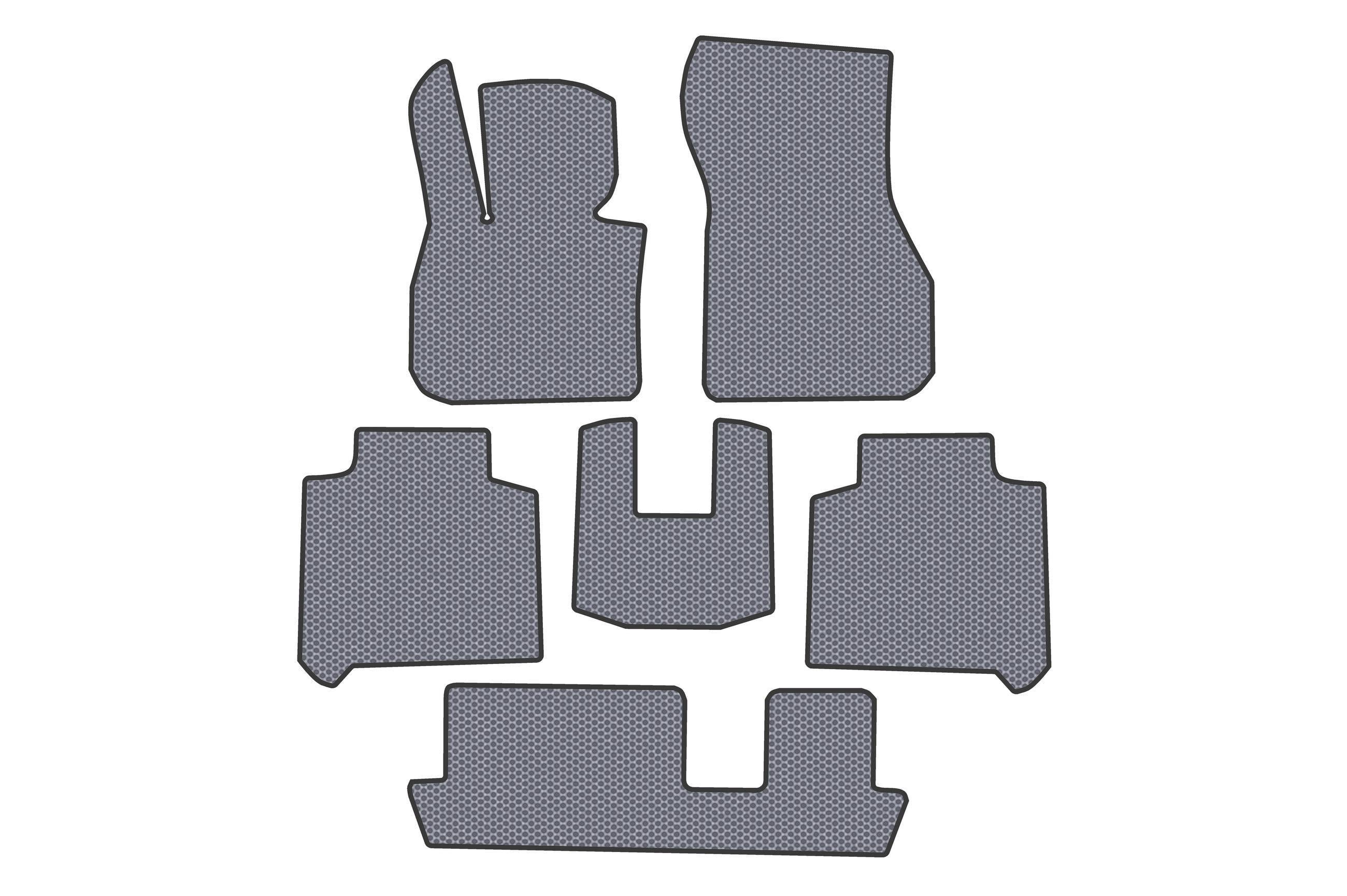 Коврики резиновые Digital Designs Carsuit 3 ряда Для F46, для BMW 2 серия Active Tourer F45/F46 2014-2021 г. Серый (186000)