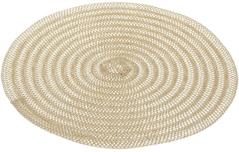 Набор 4 сервировочных коврика Lawn Modern Gold Ø38см, плейсмат (подтарельники) Набор 4 сервировочных коврика Lawn Modern Gold Ø38см, плейсмат (подтарельники)