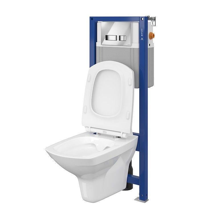 Система Cersanit Aqua 22 Mech унітаз Carina Clean ON (000020257) - фото 2