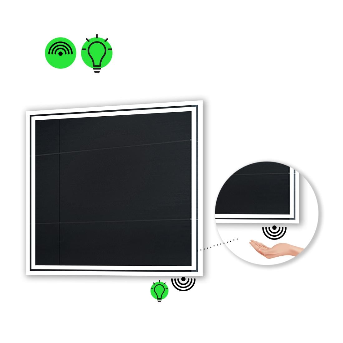 Зеркало с LED подсветкой Marita с ИК включателем 100x100 см (Maritak31) Зеркало с LED подсветкой Marita с ИК включателем 100x100 см (Maritak31)