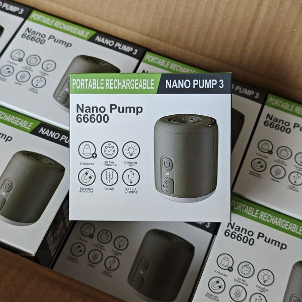 Насос для матраців/килимків Energolux Nano Pump 2.1 4в1 на магніті з ліхтарем 180 л/хв. 1600 мАг - фото 6 Насос для матраців/килимків Energolux Nano Pump 2.1 4в1 на магніті з ліхтарем 180 л/хв. 1600 мАг - фото 6