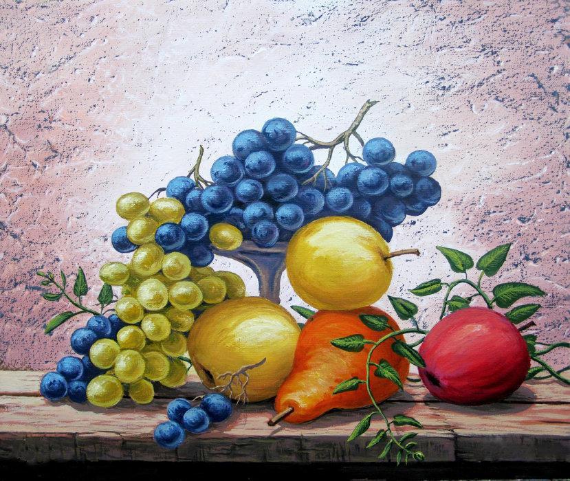 Алмазная мозаика Фруктовый натюрморт 50x40 см (DM.235)