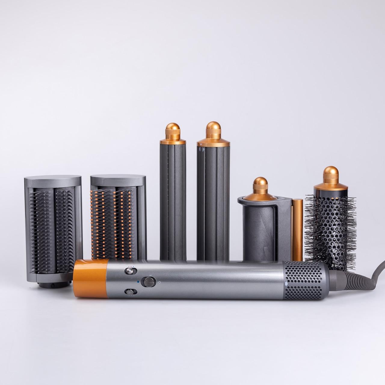 Мультистайлер для волос Airwrap Complete Long 6 насадок Серый (6049)