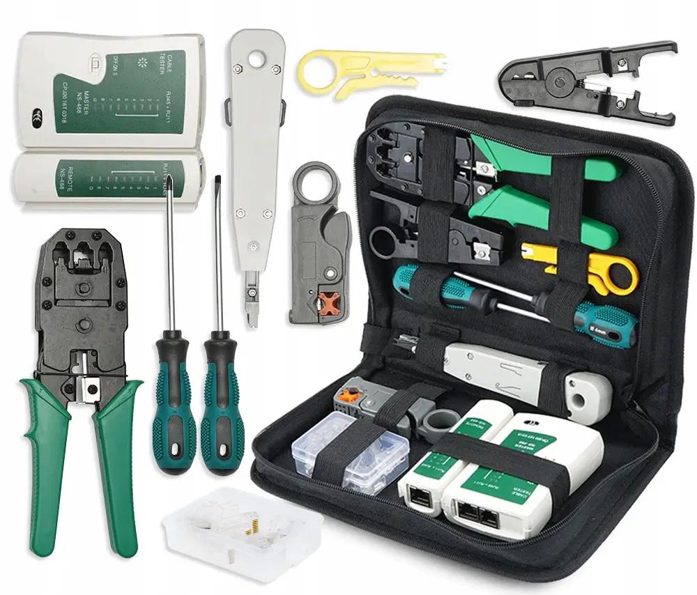 Набір мережевика 005427 для обтиску/тестування/монтажу крученої пари (11563166179) - фото 3 Набір мережевика 005427 для обтиску/тестування/монтажу крученої пари (11563166179) - фото 3