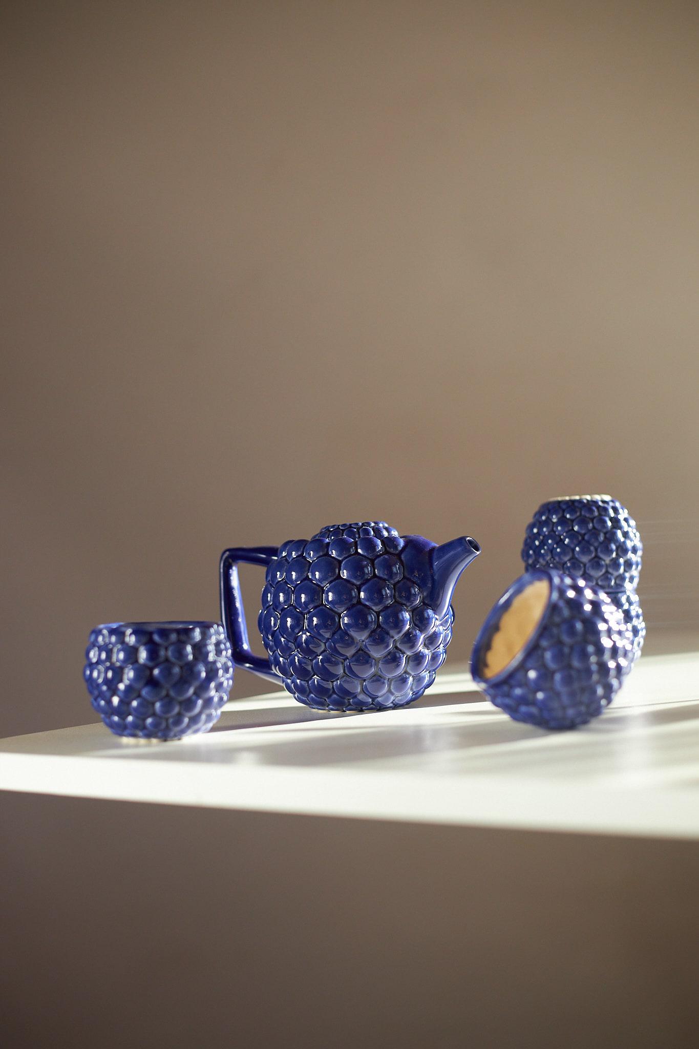 Набор для чайной церемонии Синяя ягода ручной работы (TS-20)