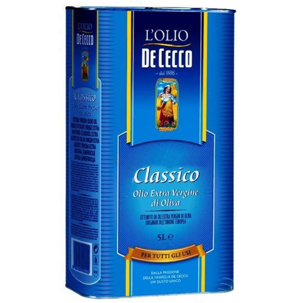 Олія оливкова De Cecco Classico Olio Extra Vergine di Oliva 5 л ж/б (2481042326)
