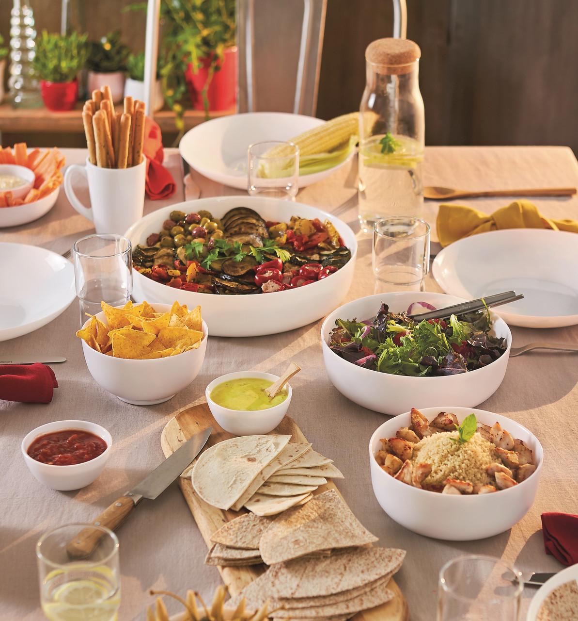 Форма для запекания Luminarc Diwali круглая стеклокерамическая 22 см Белый (N3273) - фото 5