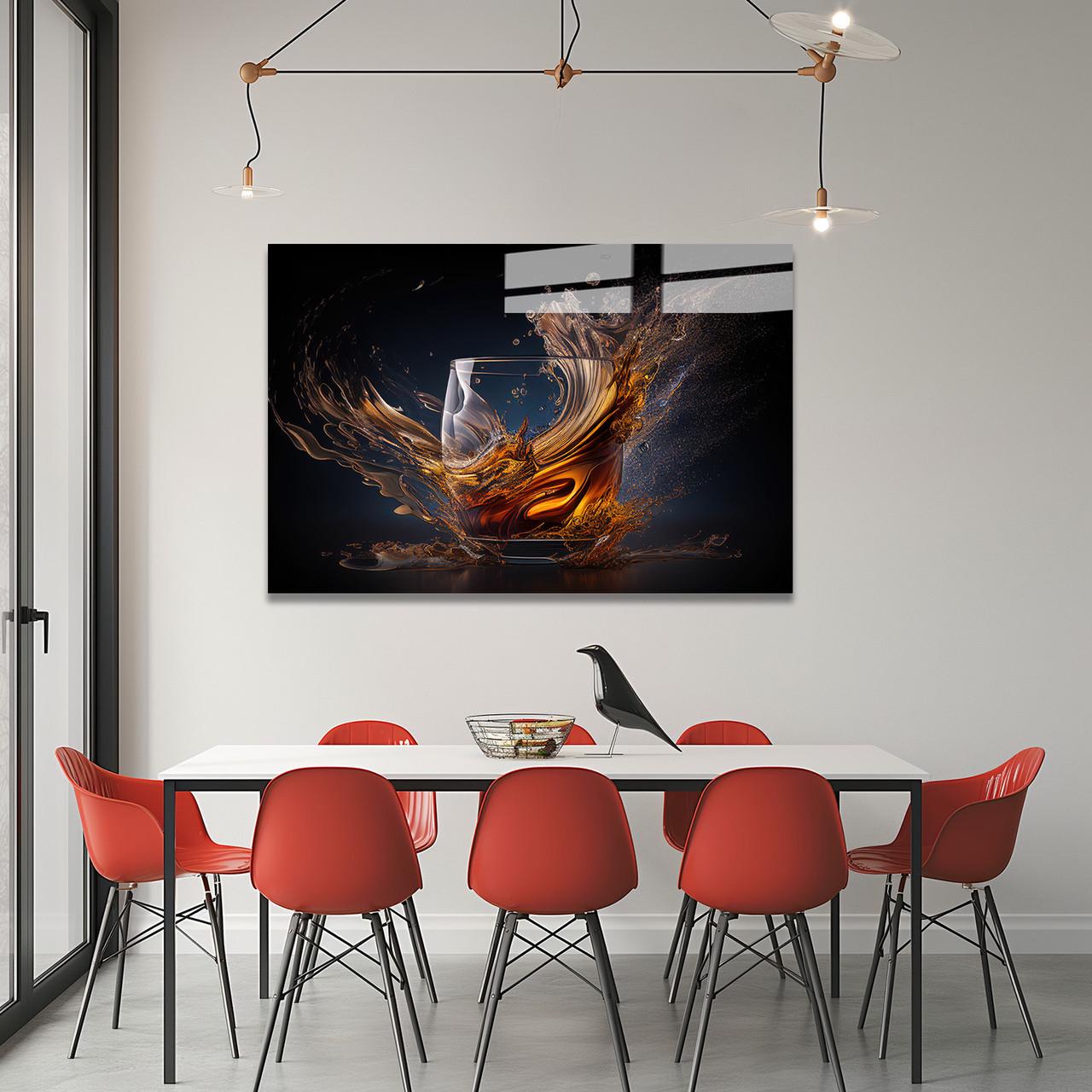 Картина на стекле NovellaPrint Брызги энергии 60х40 см (370.1)