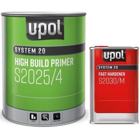 Грунт-наполнитель акриловый U-Pol S2025 5 л Белый