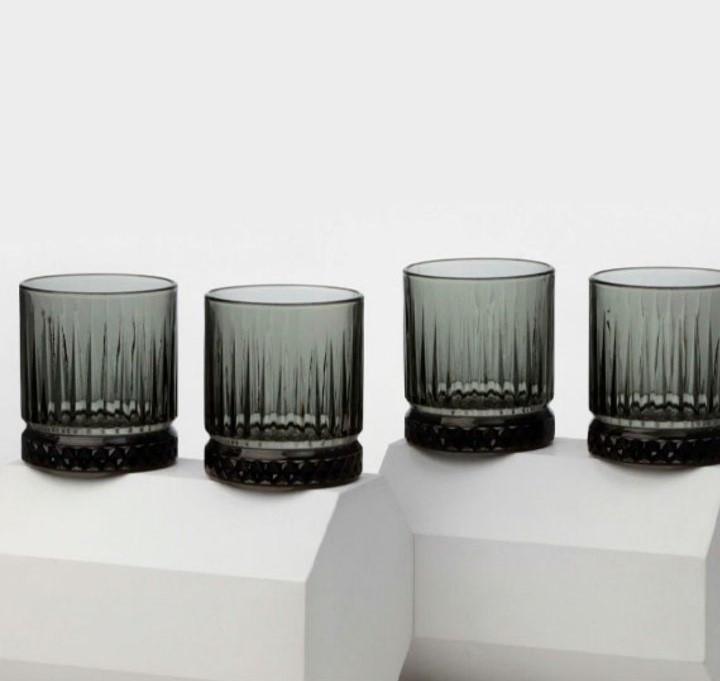 Набор стаканов для виски Pasabahce Elysia 520004 355 мл 4 шт. Grey (2524957111) - фото 3 Набор стаканов для виски Pasabahce Elysia 520004 355 мл 4 шт. Grey (2524957111) - фото 3