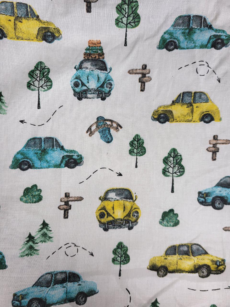 Простынь круглая на резинке Машинки 75х75 см (1493) - фото 2 Простынь круглая на резинке Машинки 75х75 см (1493) - фото 2