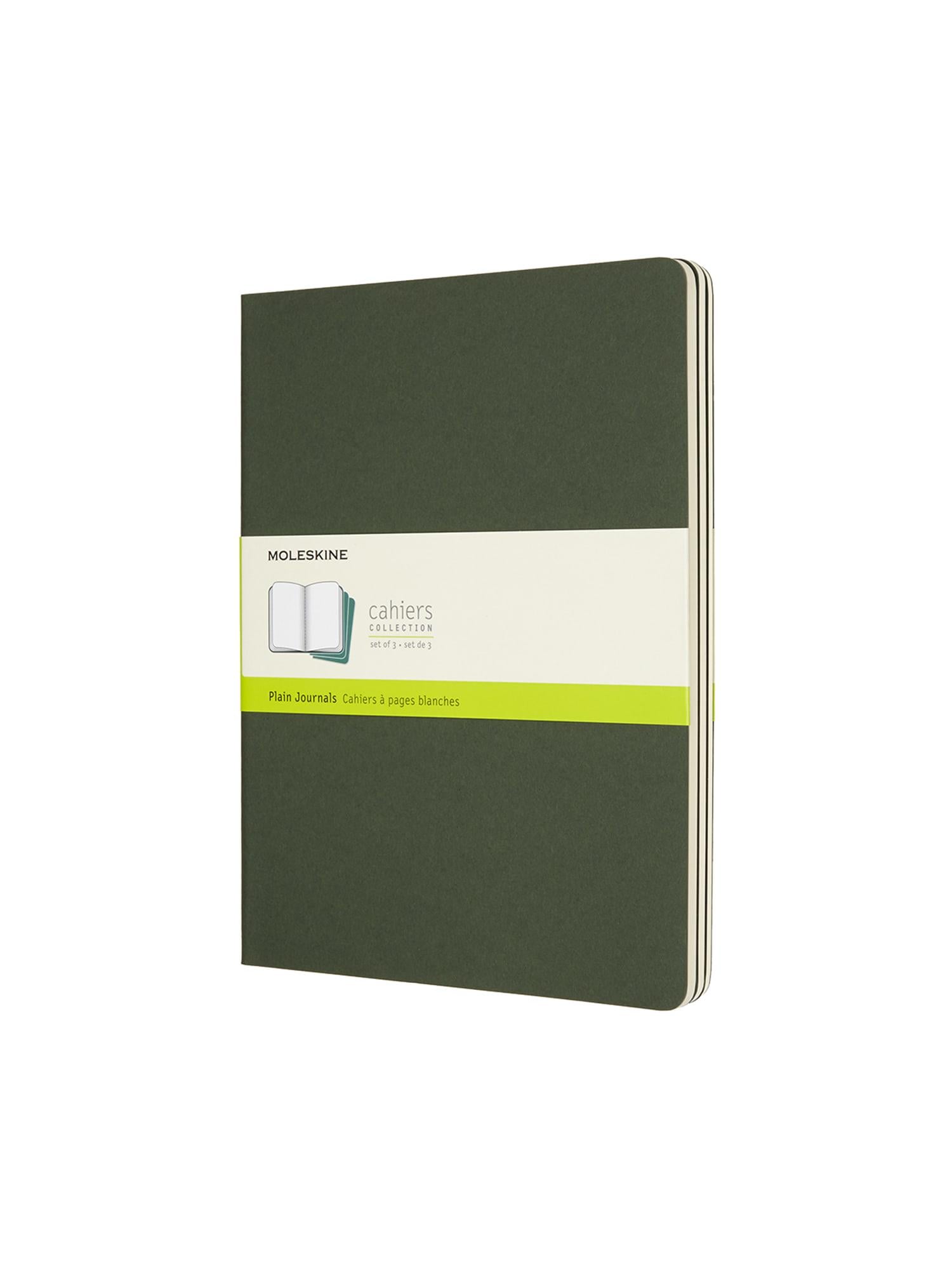 Блокнот Moleskine Cahier большой нелинированный Зеленый (CH023K15)