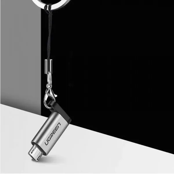 Адаптер UGREEN US282 USB Type-C to Micro USB Grey (50590) - фото 2