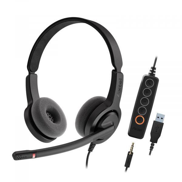 Навушники Axtel Voice UC 28-35 duo NC (AXH-V28-35UCD) - фото 3 Навушники Axtel Voice UC 28-35 duo NC (AXH-V28-35UCD) - фото 3