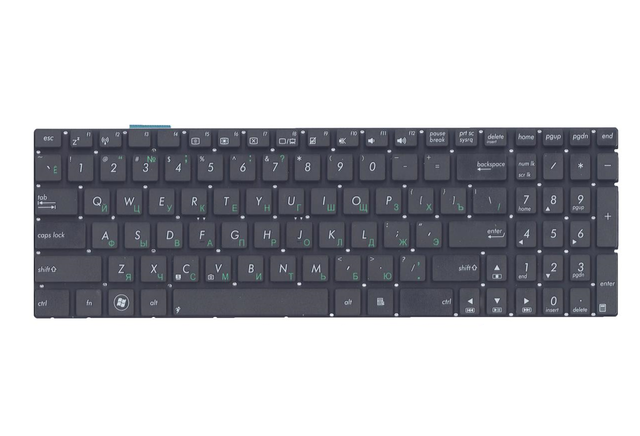 Клавиатура для ноутбука Asus G56 G56JR матовая (0KNB0-6120RU00)