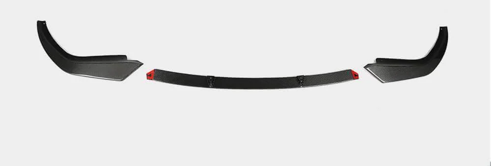 Накладка на передний бампер DDCarbon V1 2019-2022 M-Sport/BMW 3 серия G20/21 2018- карбон (136693)
